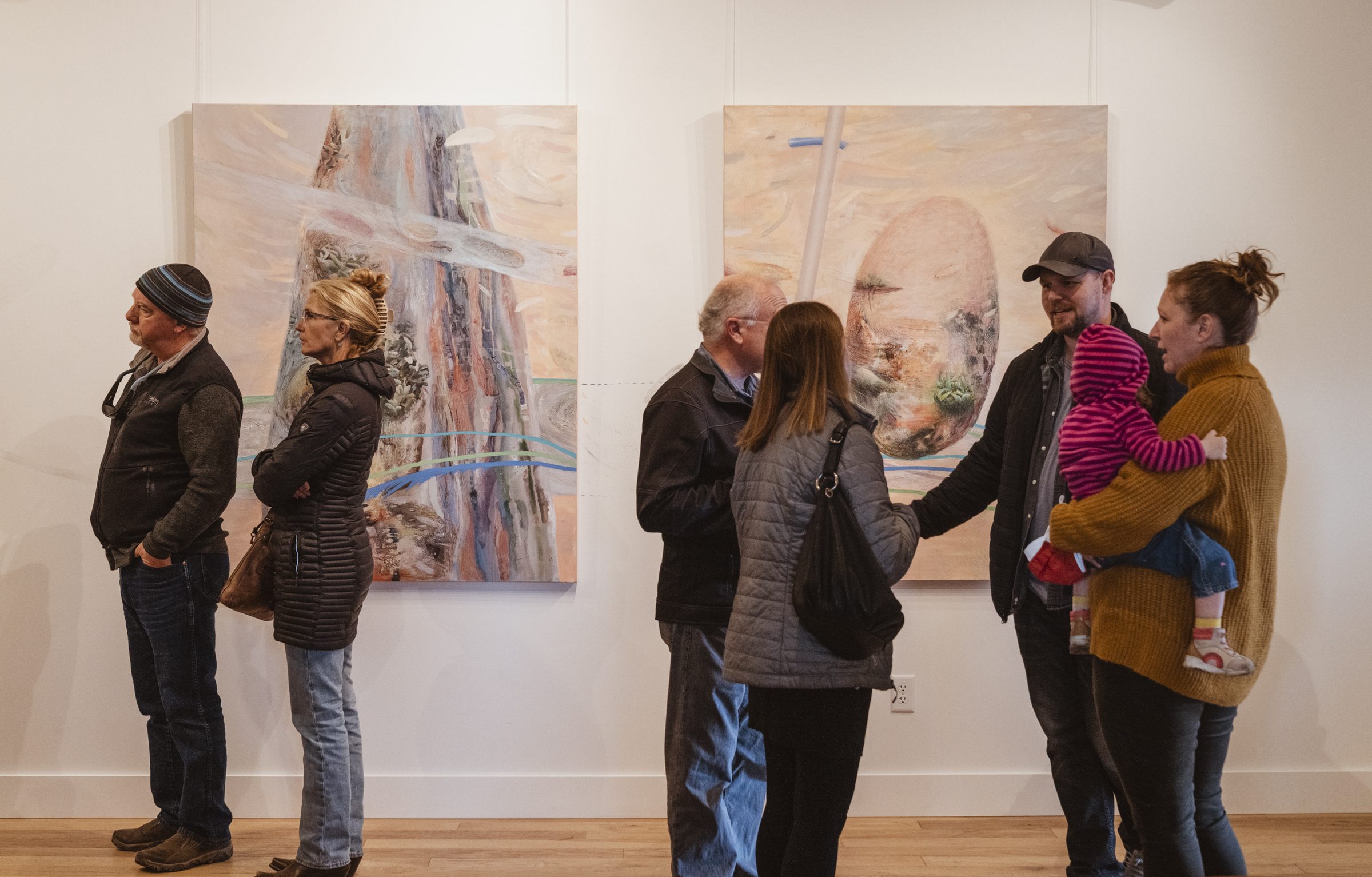 Installation view of The Winds are Changing at Echo Arts, Bozeman