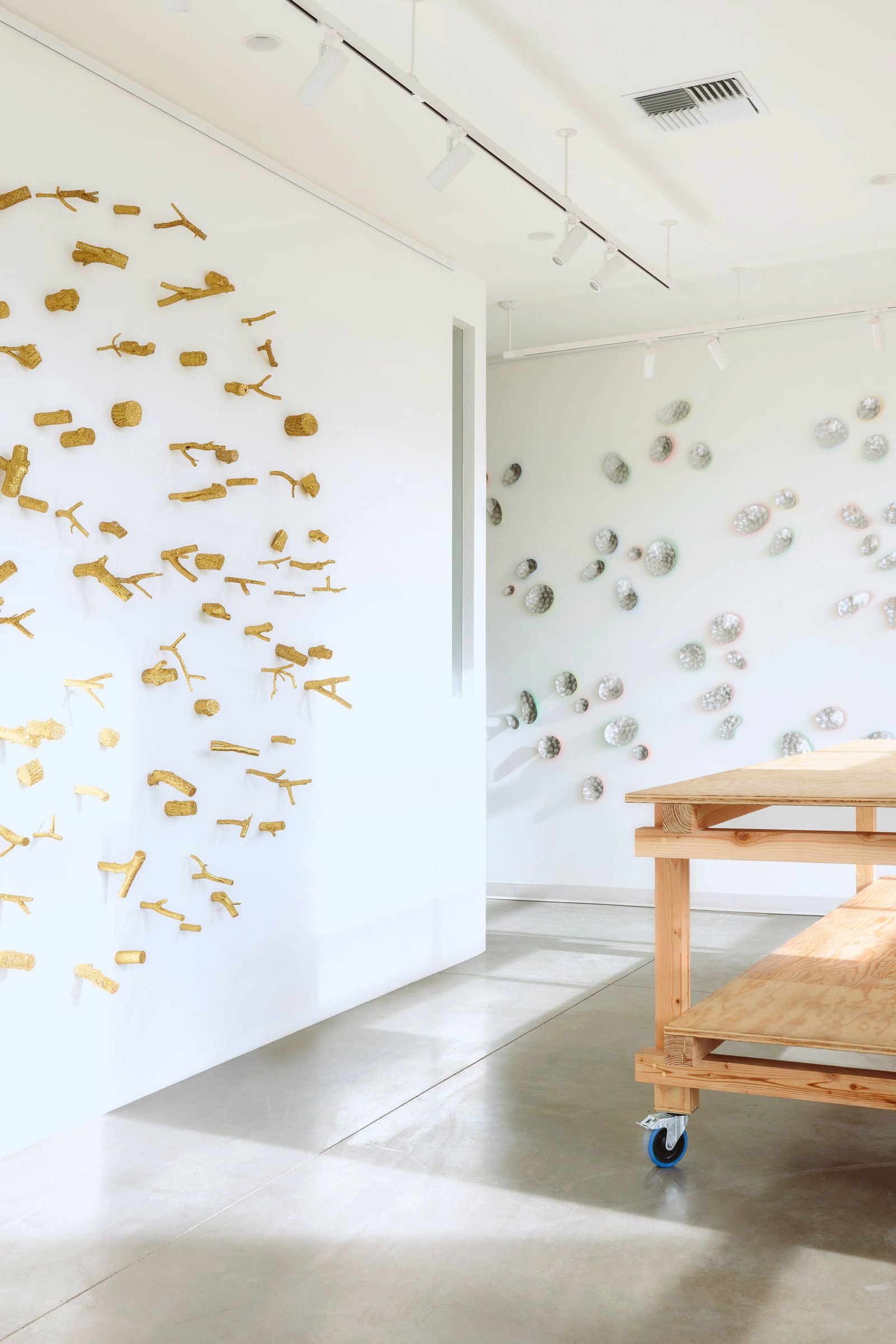 Installation view of Parts of the Whole at Echo Arts, Bozeman