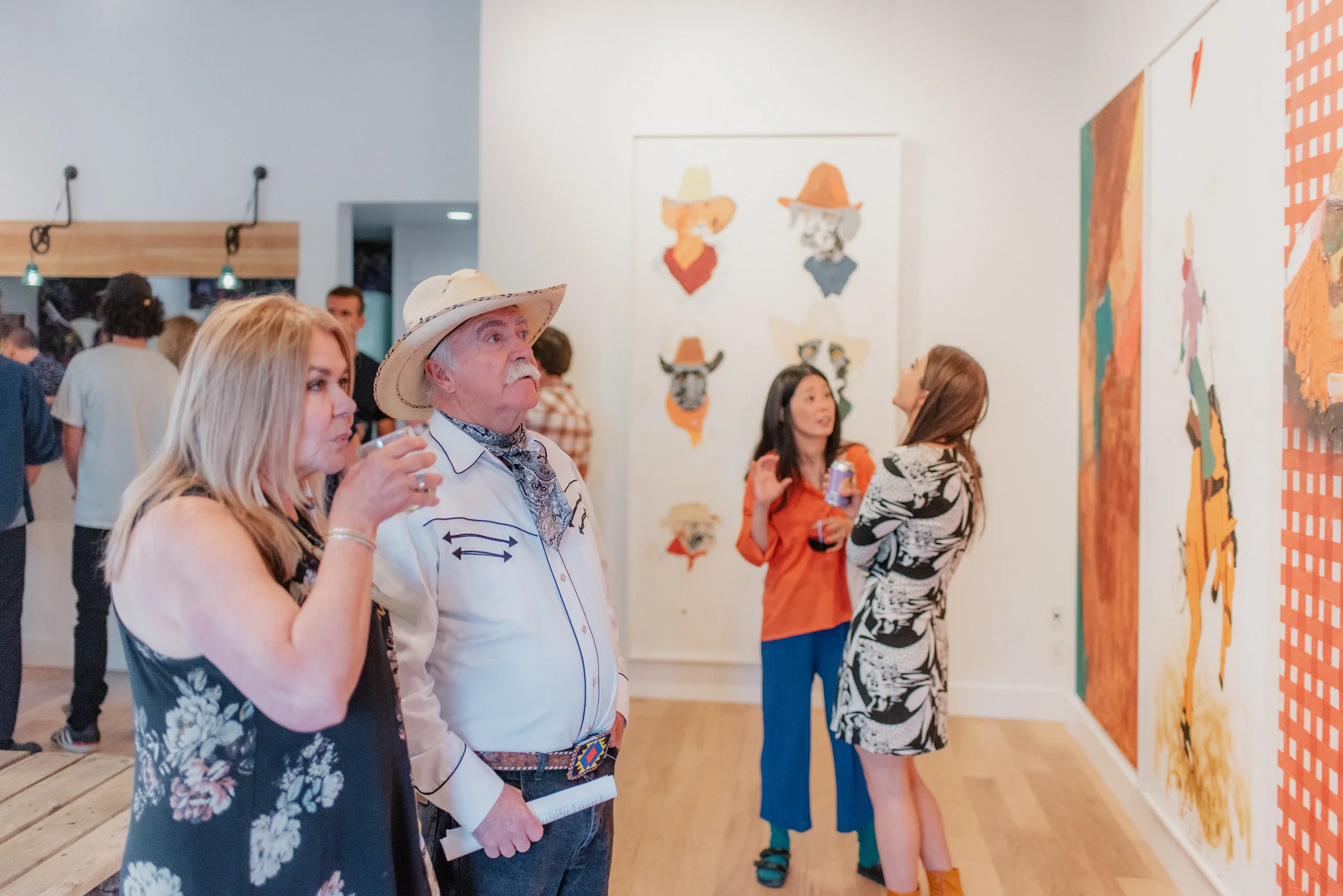Installation view of Deep Thoughts and Cool Memories at Echo Arts, Bozeman