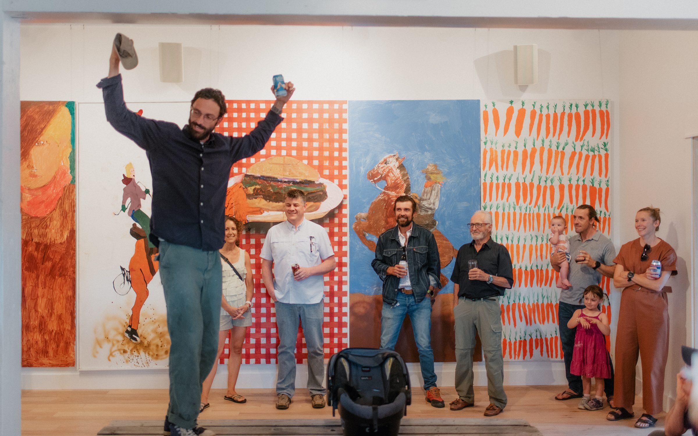 Installation view of Deep Thoughts and Cool Memories at Echo Arts, Bozeman