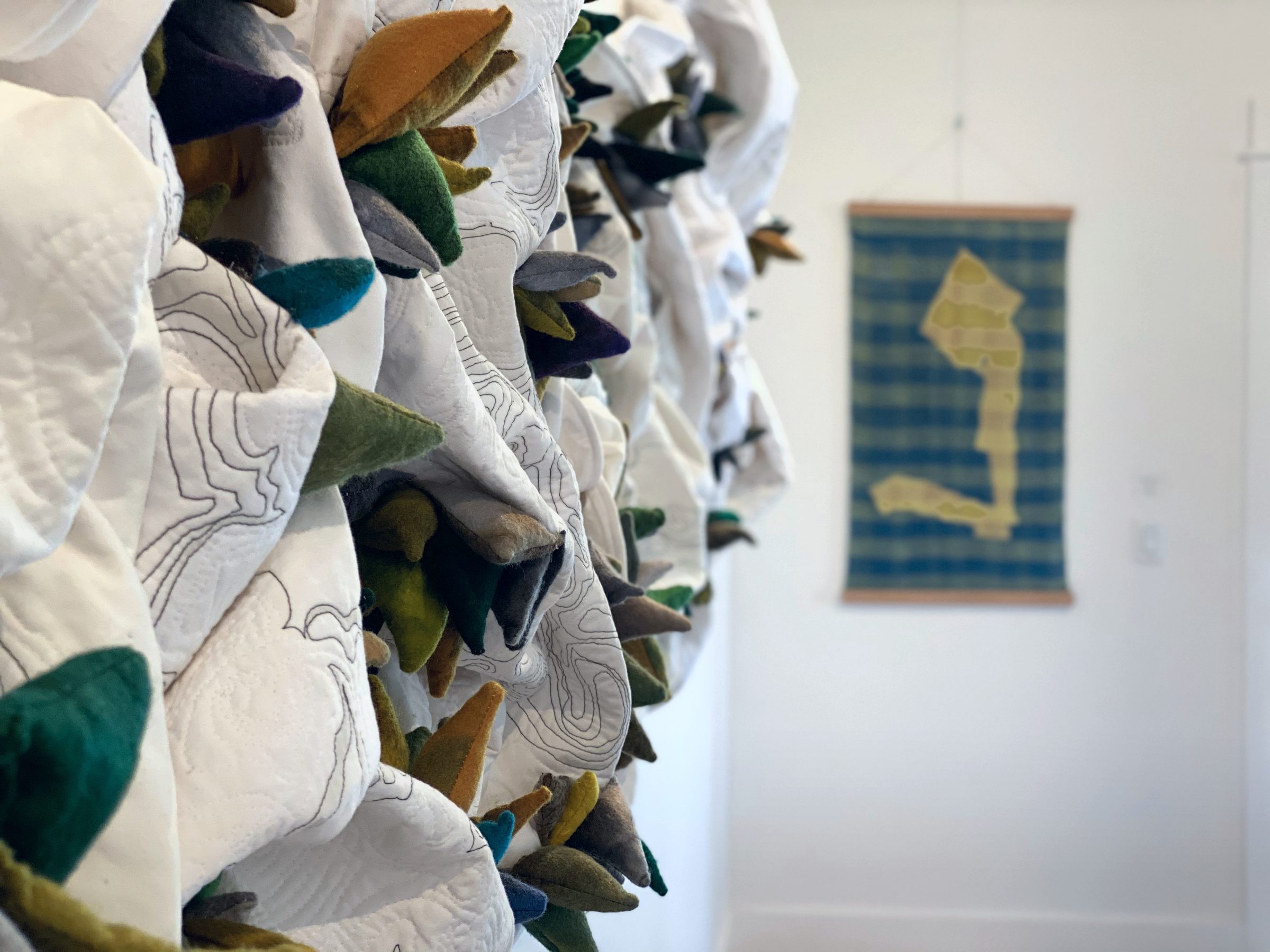Installation view of /thread at Echo Arts, Bozeman