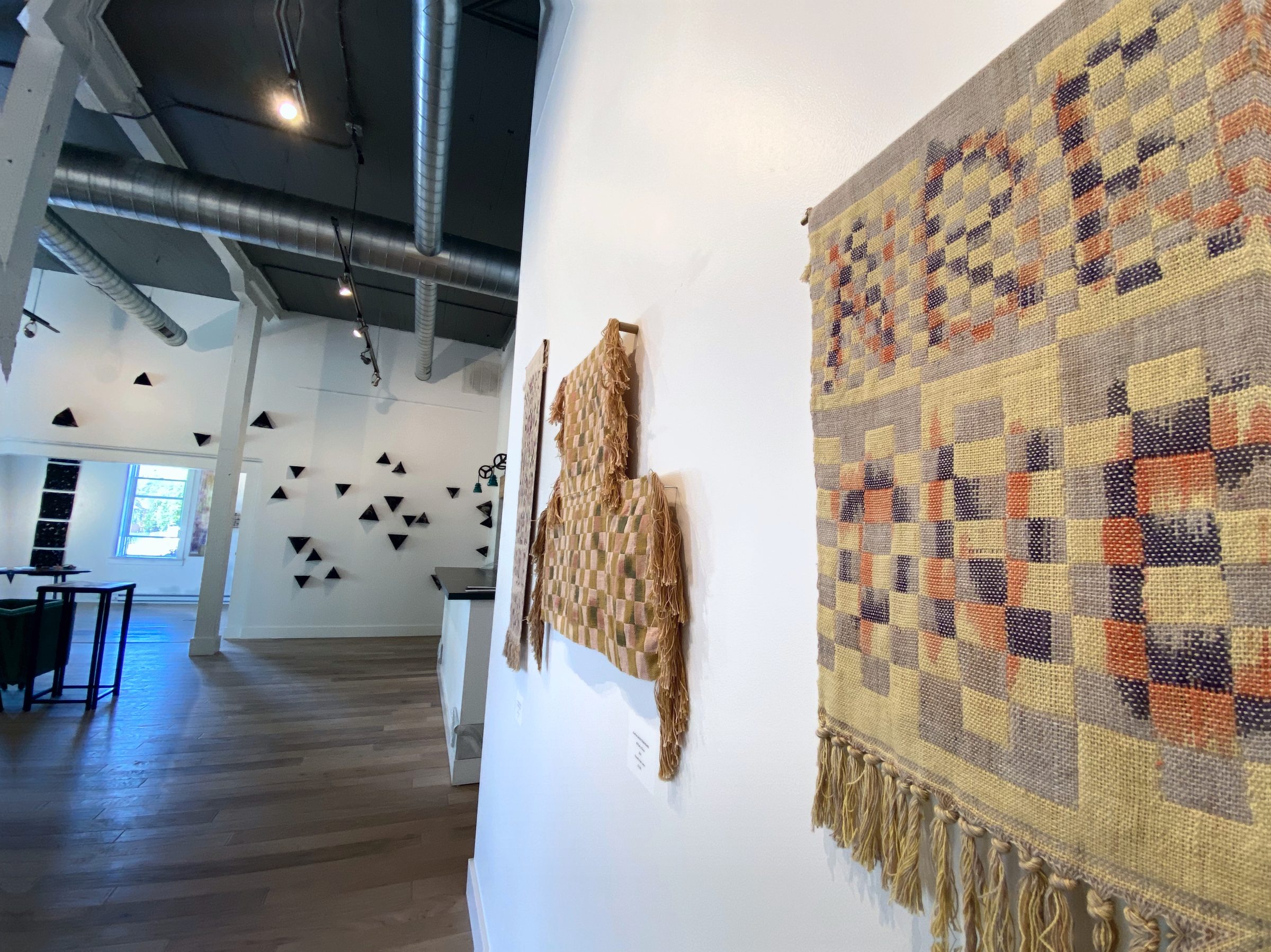 Installation view of /thread at Echo Arts, Bozeman