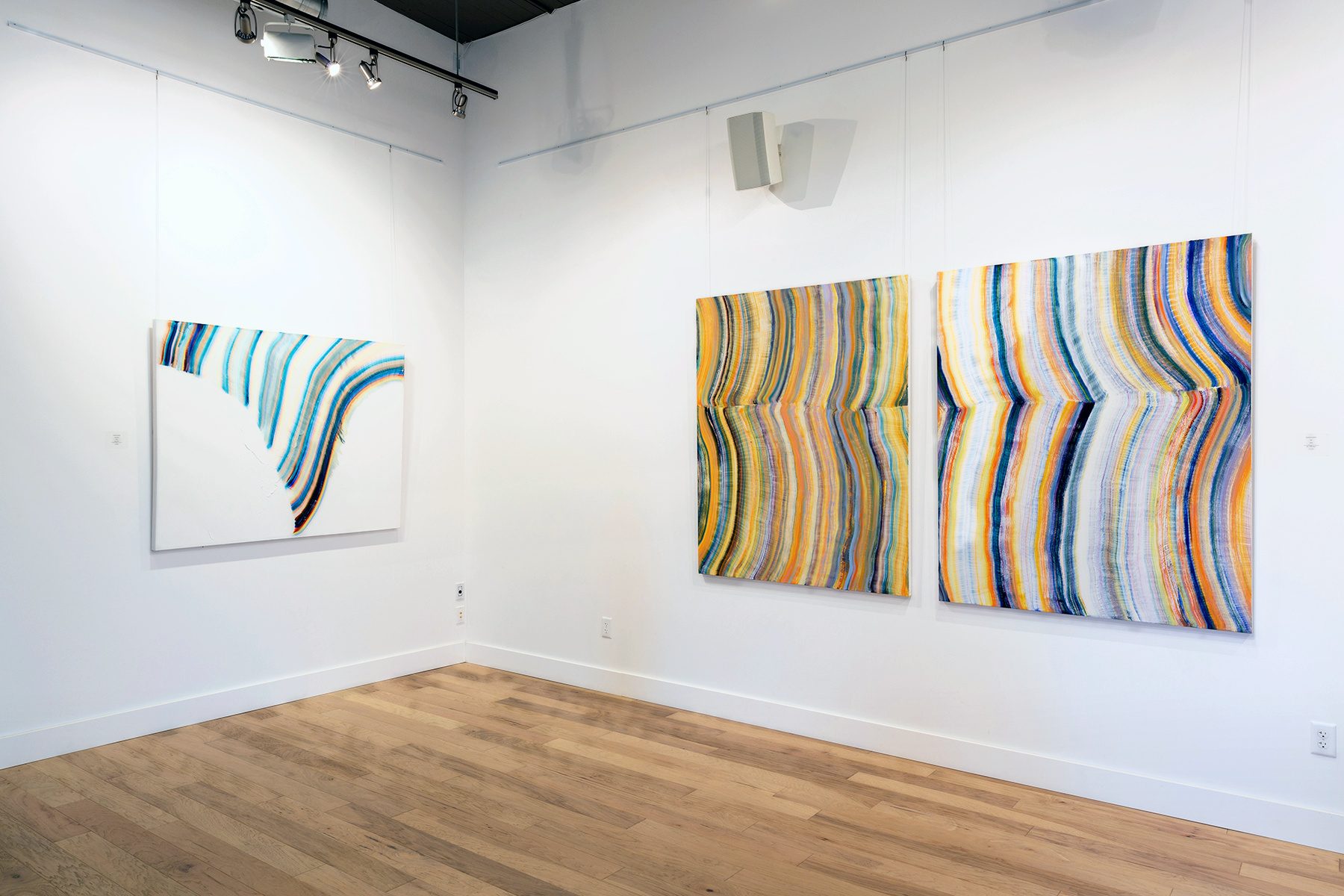 Installation view of Holding the Sun and Living with Room at Echo Arts, Bozeman