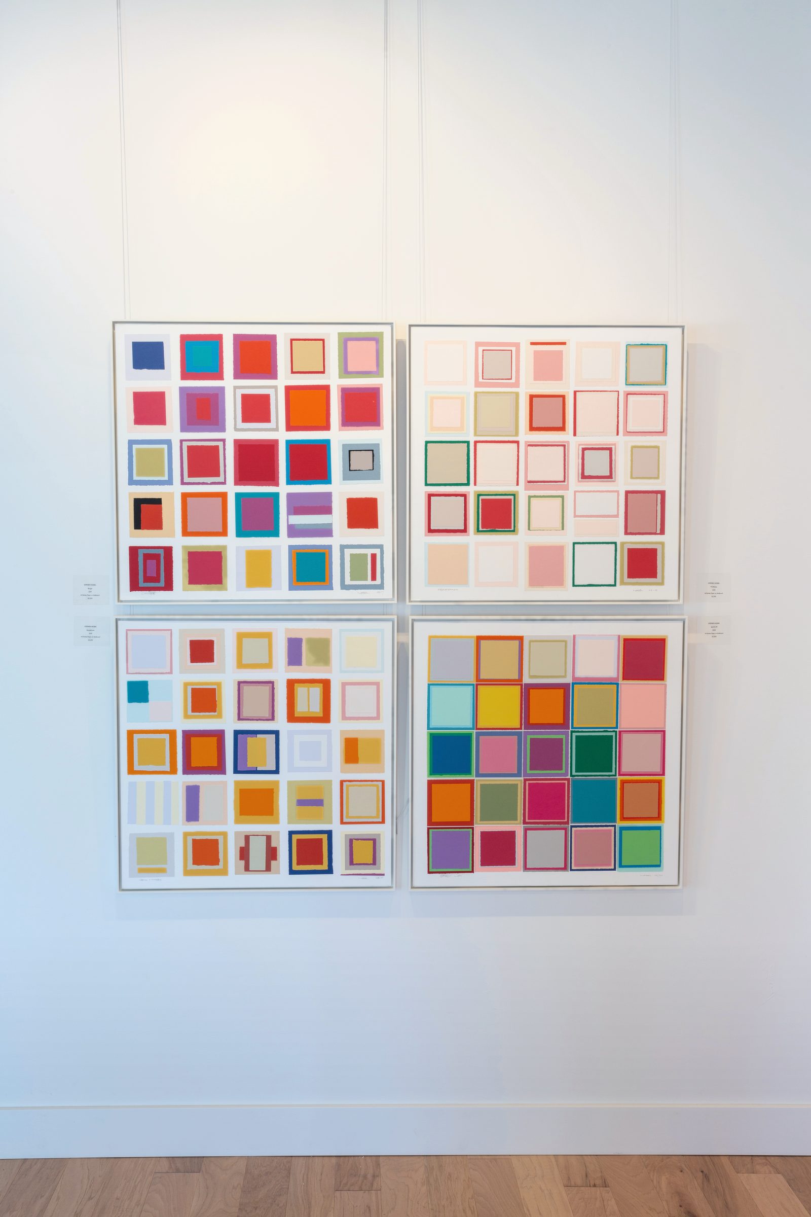Installation view of The Choreography of Color at Echo Arts, Bozeman
