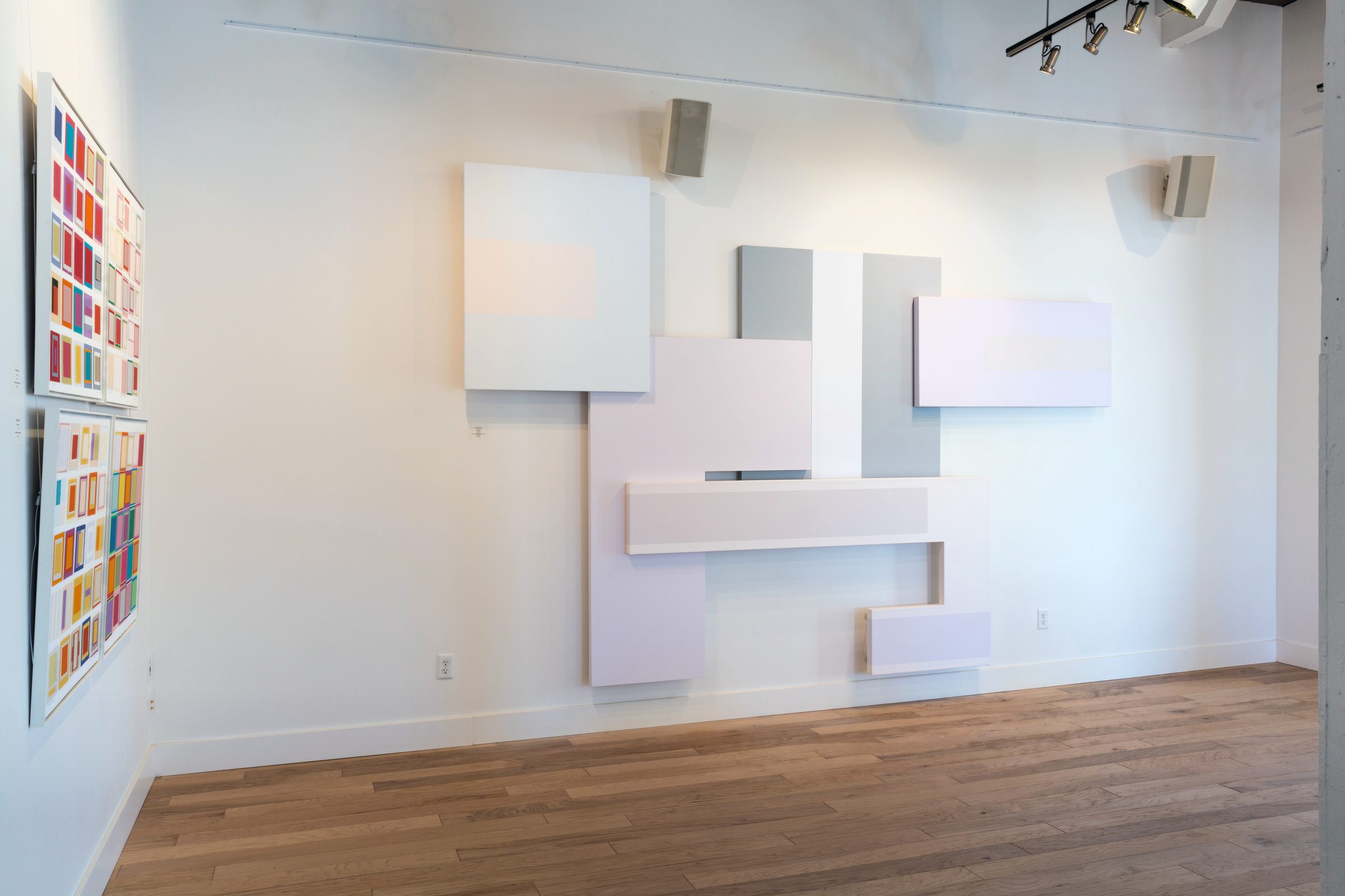 Installation view of The Choreography of Color at Echo Arts, Bozeman